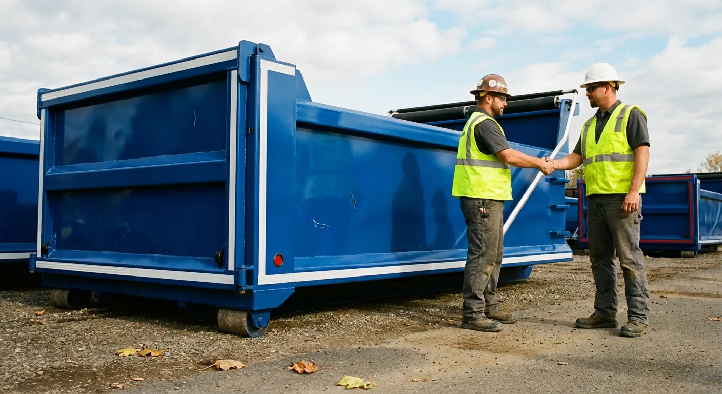 Roll-off dumpster rental services in Downtown Midland
