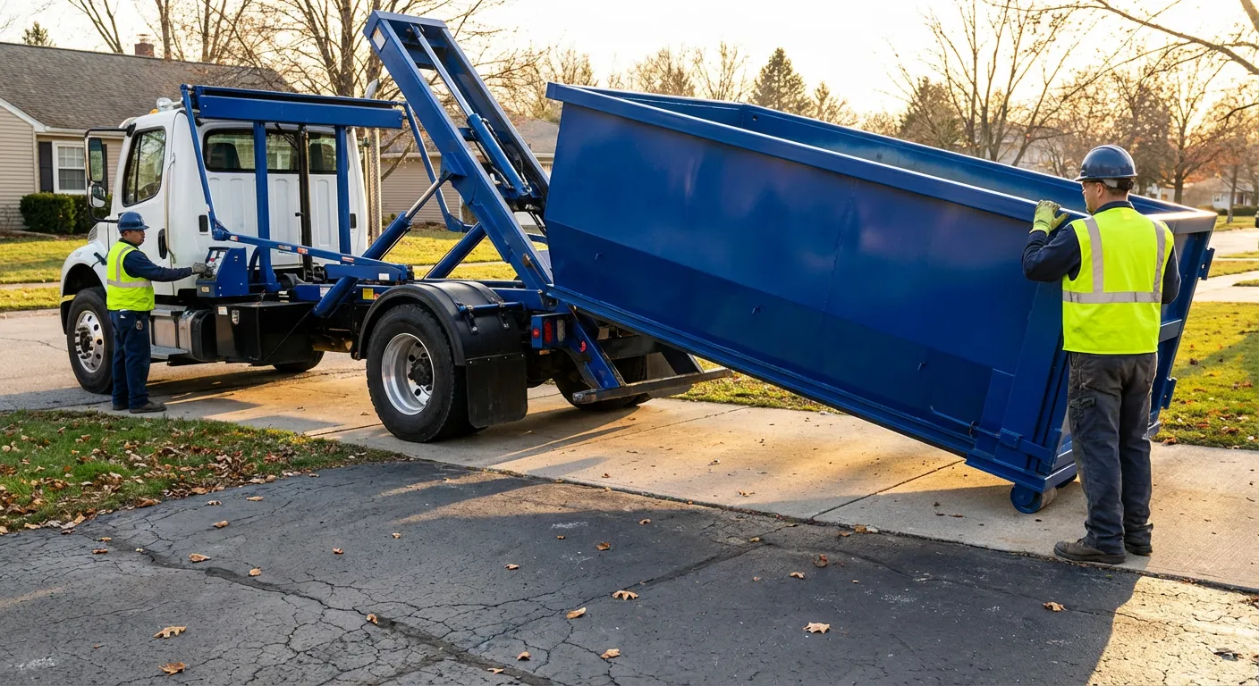 Roll-off dumpster rental service in Midland, TX