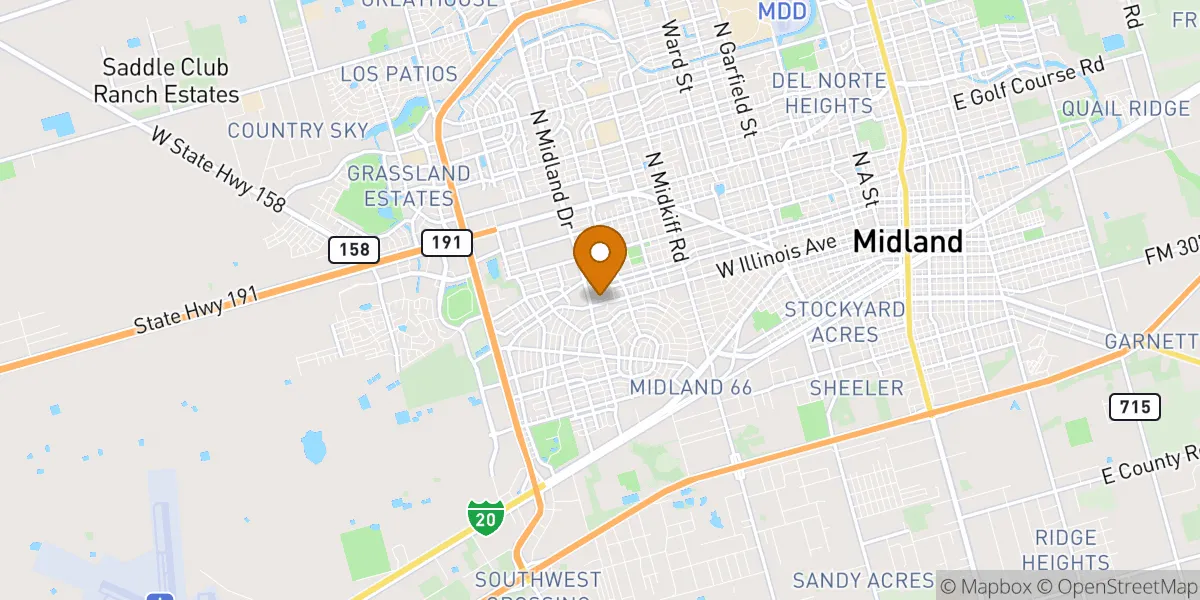 neighborhood map neighborhood map in Midland, TX