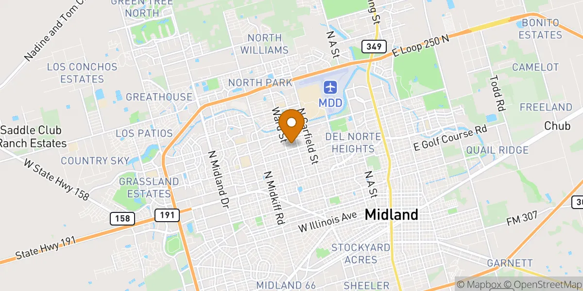 neighborhood map neighborhood map in Midland, TX