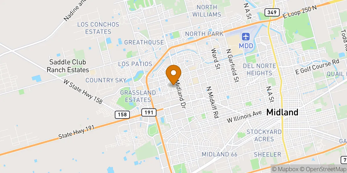 neighborhood map neighborhood map in Midland, TX