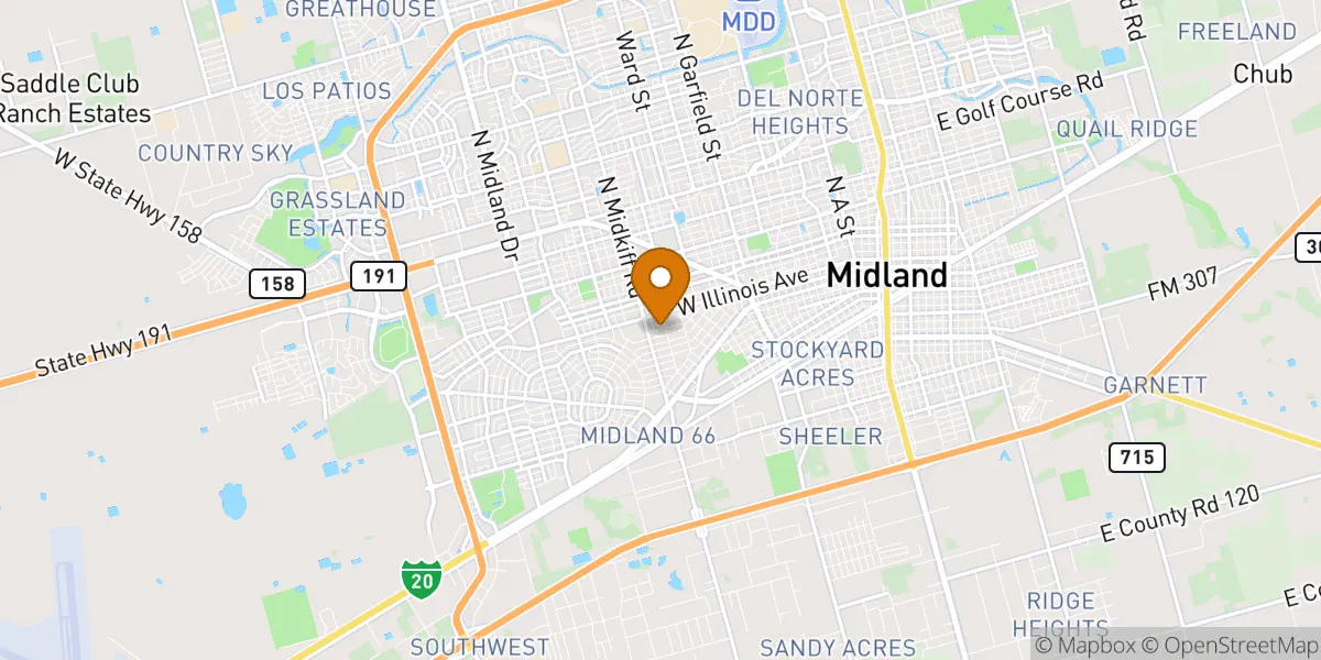 neighborhood map neighborhood map in Midland, TX